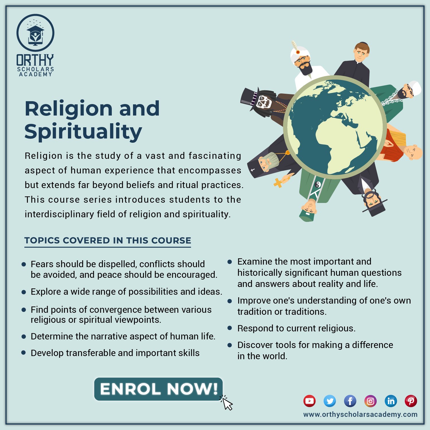 Religion, Spirituality & Ethics Studies Bootcamp